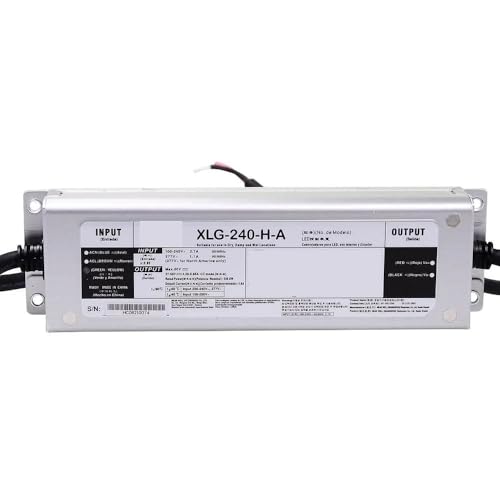 Pilote XLG-240-H-AB de tension courant constants 240W étanche pour luminaire extérieur