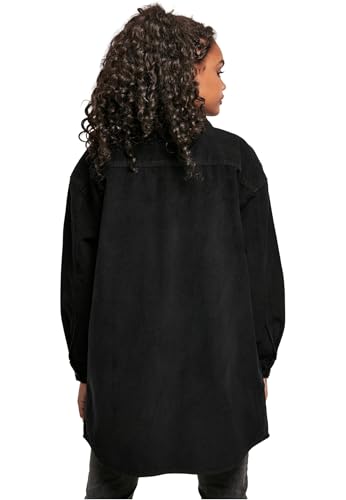 Overshirt long en velours côtelé d'une finition irréprochable