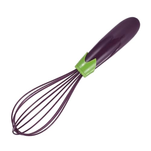 Batidores de cocina para mezclar, batidores de huevos resistentes al calor, batidor de globos de silicona, batidor antiarañazos, mango seguro, suministros de cocina para rebozadores y condimentos