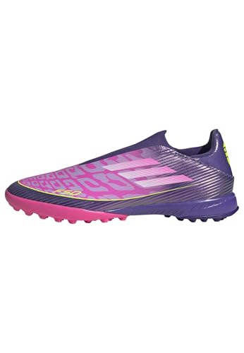 adidas j lp F50 [O [XX ^[t Xj[J[, Unity Purple/White/Lucid Lemon, 12 Women/11 Men