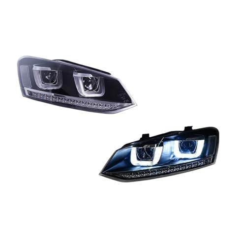 Faros LED para VW Polo 2011-2018 que mejoran la visibilidad bajo la lluvia