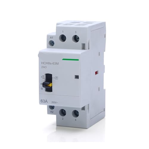 Contacteur modulaire robuste 4P 40A HCH8s-63M à commande manuelle