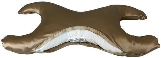 Save My Face!" La Petite Pillow (Taupe, Silk) Taupe Silk