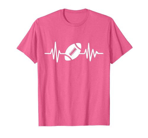 Football Frequency T-Shirt, Men, Pink Heather, Small