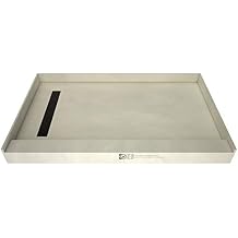 Tile Redi USA T3660L-SCDNOVZ Redi Trench Shower Pan, 60" W x 36" D, Oil Rubbed Bronze