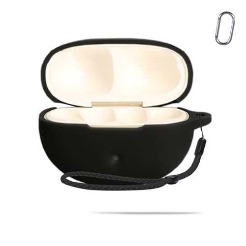 For QCY Crossky C50 �P�[�X �J�o�[ �yHUKWIMO�z �J���r�i�t��+�X�g���b�v�t�� �ϏՌ� �h�� �h�o �����[�d�\ �S�ʕی� �L�Y�h�~ QCY Crossky C50 �Ή� [�u���b�N ��]