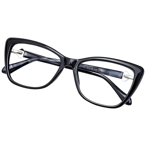 Image of DOERAYM Blue Light Glasses for Woman: Amber Tint Reading Glasses for Night Shift Nurses & Office Workers