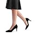 DREAM PAIRS Zapatos de Tacón Fina Clásicos Mujer de Zapatos de Salón PU con Adorno de Flores para Boda Fiesta Imagen de DREAM PAIRS Zapatos de Tacón Fina Clásicos Mujer de Zapatos de Salón PU con Adorno de Flores para Boda Fiesta