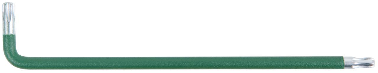 KS Tools Plastic 151.4274 Ball Head T25 Torx Allen Key, XL, Green