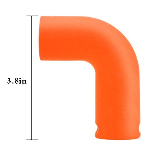 Steam Release Diverter Accessory Fits Instant pot 3, 5, 6,8 Qt Duo & Smart Models Only,Made By High Grade Food Silicone,Helps Protect Cabinets-Orange - Thumbnail 5