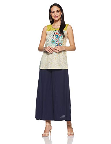 Image of Aurelia Women's Synthetic Straight Fit Kurta