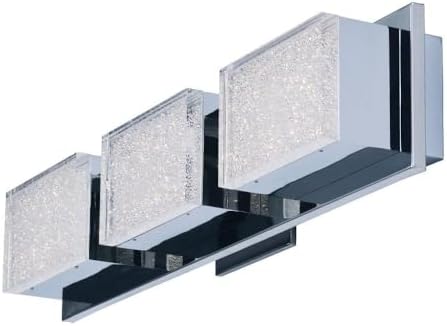 ET2 Pizzazz-21.6W 3 LED Bath Vanity-22.75 Inches Wide by 4.25 inches high-Polished Chrome Finish