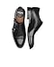 Lottusse L6964, Zapatos Doble Hebilla para Hombre, Negro (Ebony Negro), 45.5 EU
