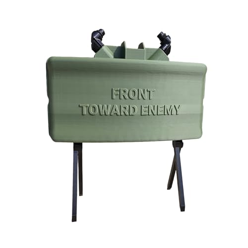 actoper M18A1 Claymore Mine 3D Printed Model - Scale Precision Replica, Highly Detailed Static Display Collectible, Military Theme Decor for Enthusiasts & Hobbyists, Ideal Gift (M18A1 Claymore Mine)