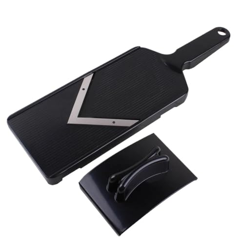 おろし金 キャベツ用プレーナー、サラダナイフ、スライサー、円形キャベツ、紫キャベツ、千切り専用プレーナー キッチン用おろし金(Black B)