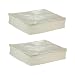 Household Essentials 311321 Sweater Storage Bag - Natural Canvas - Set of 2