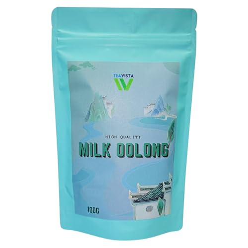 Milk Oolong Tee von Teavista – Premium Chinesischer Milchtee, 100g – Hochwertiger Oolong Tee mit mild-cremigem Geschmack