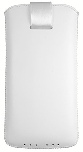 mumbi Etui z prawdziwej skóry z klapką kompatybilne z Samsung Galaxy S8, skórzane etui Case Wallet, czarne