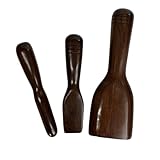 UNCLEJUM Tok-sen Therapy Natural Wood Massage Tools for Relaxation, Black Hammer Massage Tools