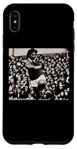 Man Utd George Best On The Ball 1971 �t�b�g�{�[�����[���h�J�b�v �X�}�z�P�[�X iPhone XS Max �p