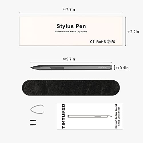 Pen For Surface - Stylus Pen For Microsoft Surface Pro 9/8/X/7/6/5/4/3/Surface 3/Go/Go 2/Go 3/Book/Laptop/Studio - Palm Rejection Pencil For Windows, Hp, Asus (Brown) #TOP5