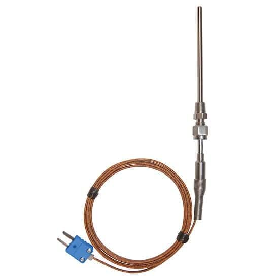 Digi-Sense Tipo-T Pipe-ftg Sonda SS Maniglia Mini-Connettore, 4" L .188" Dia messa a terra 1,8 m cavo