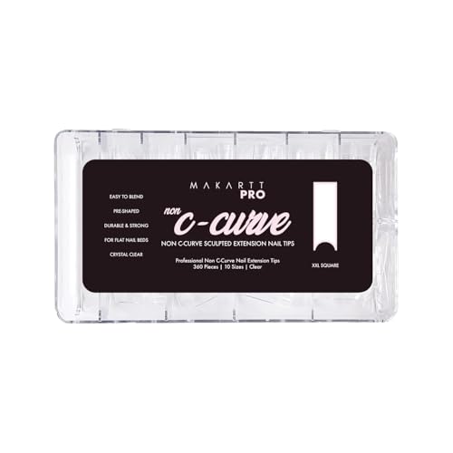 MakarttPro Non C-Curve Nail Tips (Square)