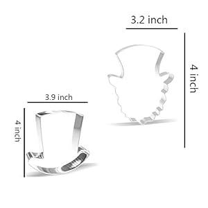 Large St Patricks Day Cookie Cutter set 8 Piece Stainless Steel