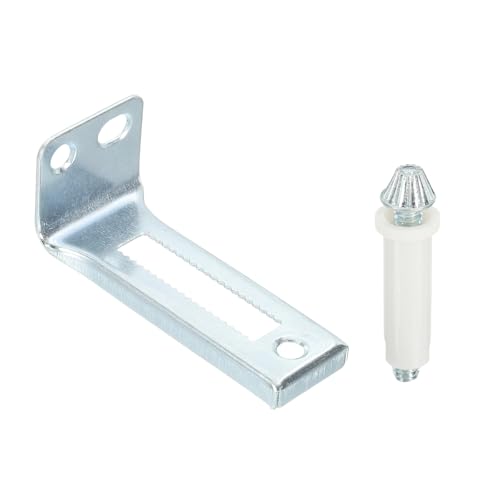 uxcell Kit de reparación de puertas correderas plegables para puerta de armario plegable incluido pivote inferior y soporte para puertas correderas plegables de armario