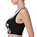 I Love Black Dicks Yoga Sports Bra for Women, Comfortable Yoga Bras Fitness Workout Tops Running Bra with Removable Pads