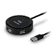 Produktbild AXAGON HUE-P1A USB-A-Hub, 4X USB 3.0, 1x Micro-USB für Stromversorgun
