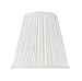 Aspen Creative 33004A, Transitional Pleated Empire Spider Construction Lamp Shade in Off White, 9