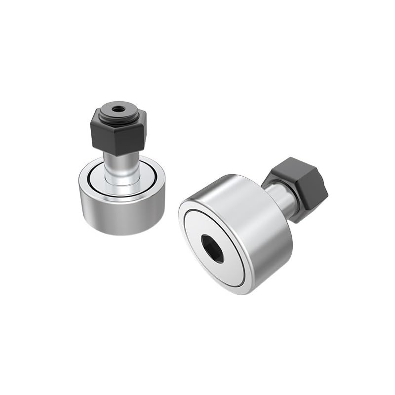 2pcs KR52/CF20 Cam Linear Bearings with Shaft 20x52x24mm Rod End Joint Bearing Bolt Roller Needle Bearings Engine Parts