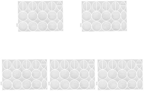 COHEALI 5 Supplies & Materials PCS Straw Topper Straw Buckle epoxy Mould Straw Topper Making Mould Straw Topper Decorations Making Straw Attachment Silicone Craft Supplies & Craft