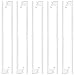 YARDWE 10pcs Plastic Flag Poles Car Window Flag Poles Vehicle Flag Mount Truck Window Flag Holders