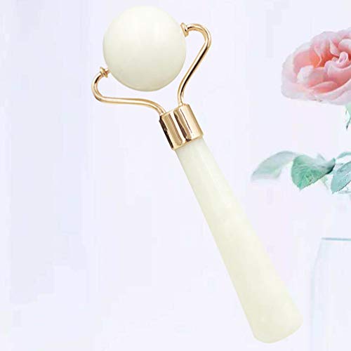 PIXNOR Rolo de Jade Natural Facial Pedra de Jade Quartzo Rolo Facial Quartzo Jade Massager Ferrament