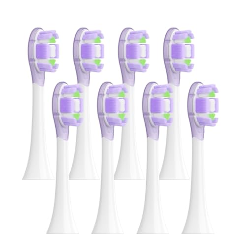 �����p�u���V�w??�b�h8�A�݊���������܂��V���I�~ MIJIA MES609/610 Pro�d�����u���V�ɑΉ�(8 PCS PURPLE)