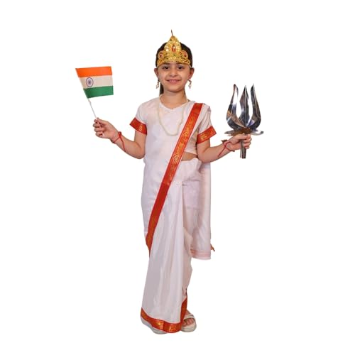 Image of Kaku Fancy Dresses National Heros Freedom Fighters Costumes for Boys & Girls | Independence Day Republic Day Fancy Dress for Schools Plays & Competition | Role Play Politician Costume For Kids