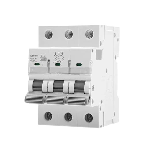 Interruptor magnetotérmico 3P con 10KA de poder de corte y protección curva C 63A