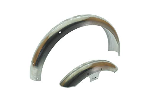 Ost2rad S50/S51 Schutzbleche SPORT, Blank, Schwarz, Stahl, Vorder- und Hinterrad, Motorrad Sport & Freizeit