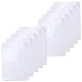 Noalife アクスタケース 推し活グッズ アクスタ ケース 推し活 収納 持ち運び ファイル 6リングファスナーケース リフィル チェキ アルバム チェキ帳 (リフィル 1ポケット10枚セット, A5)