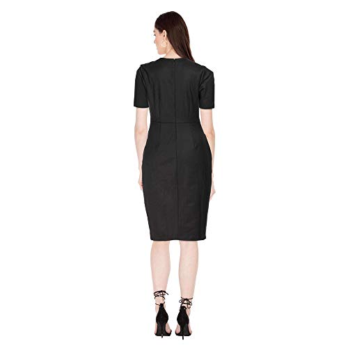 Image of Van Heusen Women's 62% Polyester, 34% Viscose and 4% Spandex A-Line Knee-Length Dress
