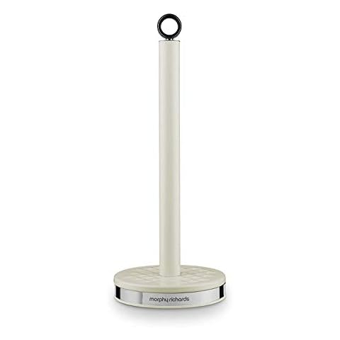 Morphy Richards 978061 Kitchen Roll Holder, Dimensions Range, Ivory Cream Cover