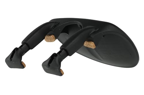 Wittner Kinnhalter, Mittelkinnhalter Violine 1/2 -1/4, High-Tech Kunststoff, anatomisch geformt, allergiegetestet, mit Montagewerkzeug