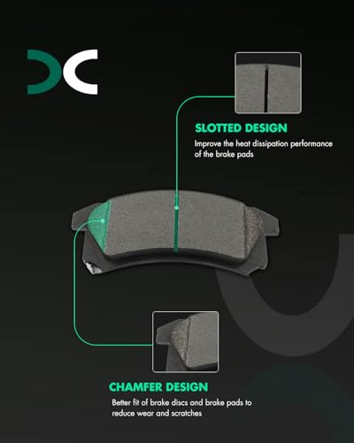 Image of SCITOO D673 Front Metal Brake Pads Sets w /Hardware Fit For Buick For Skylark,For Chevy For Beretta | For Cavalier | For Corsica,For Oldsmobile For Achieva,For Pontiac For Grand Am | For Sunfire