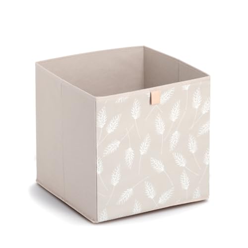 ZELLER PRESENT SCHÖNER LEBEN. PRAKTISCH WOHNEN. Boîte de rangement en non-tissé pour herbe de la pampa