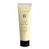 Arata Curl Gel For Frizzy, Wavy, Curly Hair | Natural Long-Lasting Hold & Definition | Tames Frizz | Aloe Vera, Abyssinian Seed Oil, Argan Oil & Soy Protein | No Sulphate,Paraben,Silicone | 50ml x 1