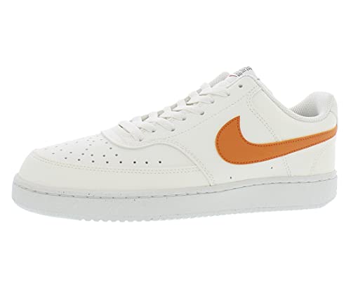 NIKE Men's Shoes Court Vision Low Next Nature, Sail/Hot Curry-Sail-Vivid Green, DH2987-104, 42.5 EU (9 US)