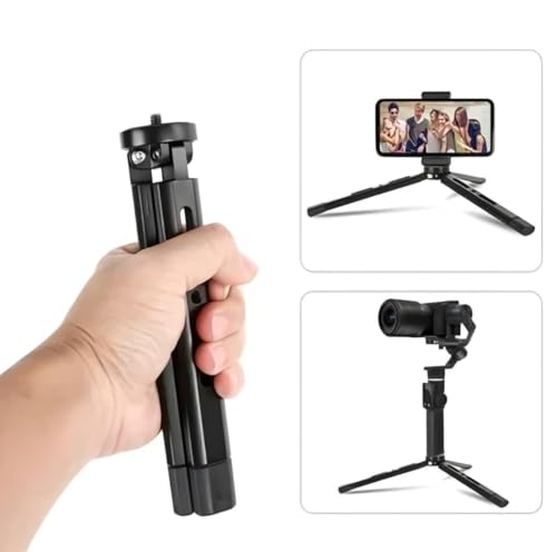 Image of GetZget Aluminium Universal 4 Stop Height Adjustable Tripod Table Mount Compatible with Ronin 2 /3 /4, RSC Series, OM 4 /5 /6 /7 Mobile & Zhiyun DSLR 4Kg Load Capacity 1 /4 inch Screw Compatible Accessories