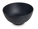 yoaxia  Marke - [ Melamin MATT SCHWARZ ] Schale Ø 19cm / Reisschale / Suppen-Schale / Nudel-Schale